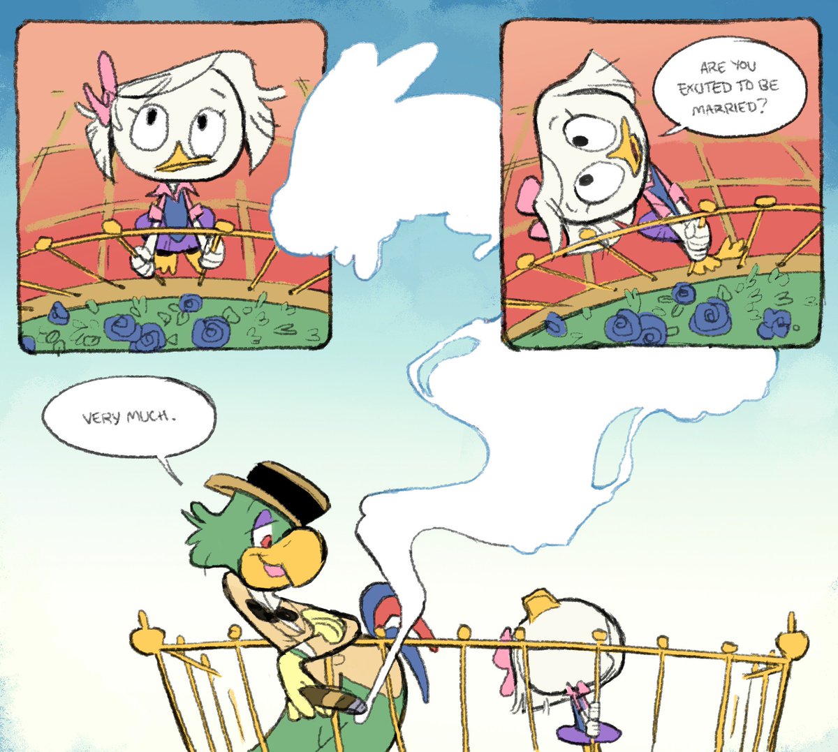 iplidl's tweet photo. scene from the touching #DuckTales fic "belong" by ectoviolet on ao3 (link in replies) https://t.co/0zLYlXcl58