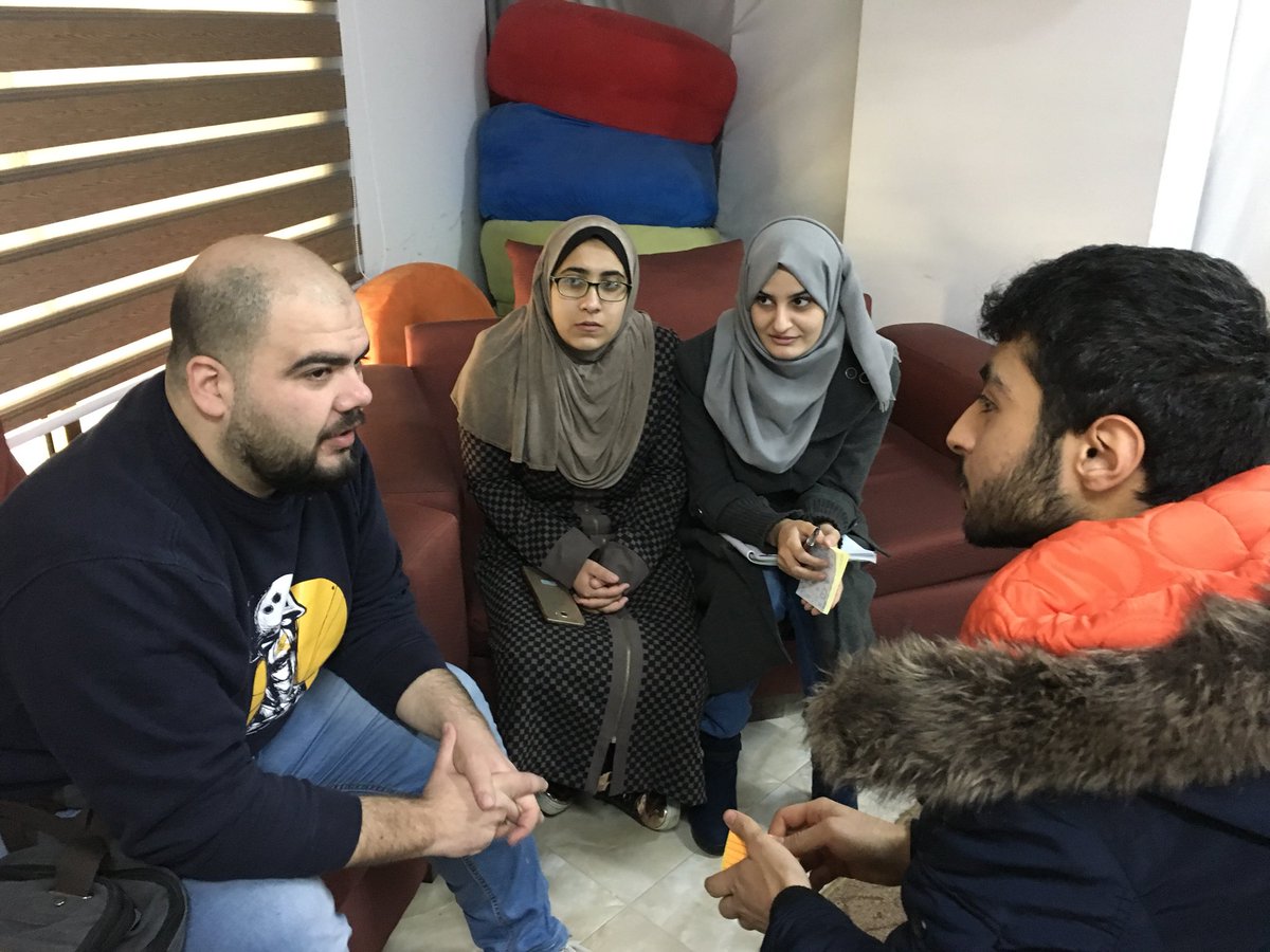 GazaSkyGeeks's tweet photo. Kicking off the 3rd round of community accelerator with #GSGCodeAcademy students FACG3 https://t.co/wAVUjg65xF