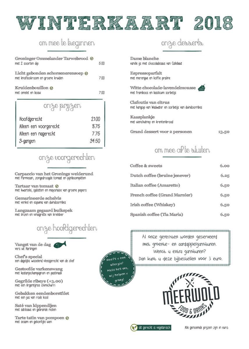 Onze nieuwe menukaart gaat per vandaag in! Waar heb jij zin in? #menu #restaurant #Groningen #hotel #Meerwold hampshire-plazagroningen.nl/restaurant-bar