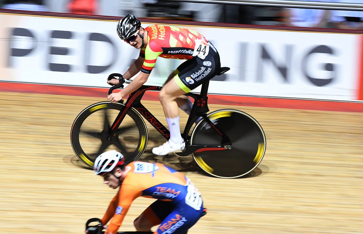 Another look at the first track weapon for <a href="/estrellabikes/">Estrella bikes</a> with <a href="/charley_cyclist/">Charley Backstedt-Calvert</a> onboard ... #trackchamps