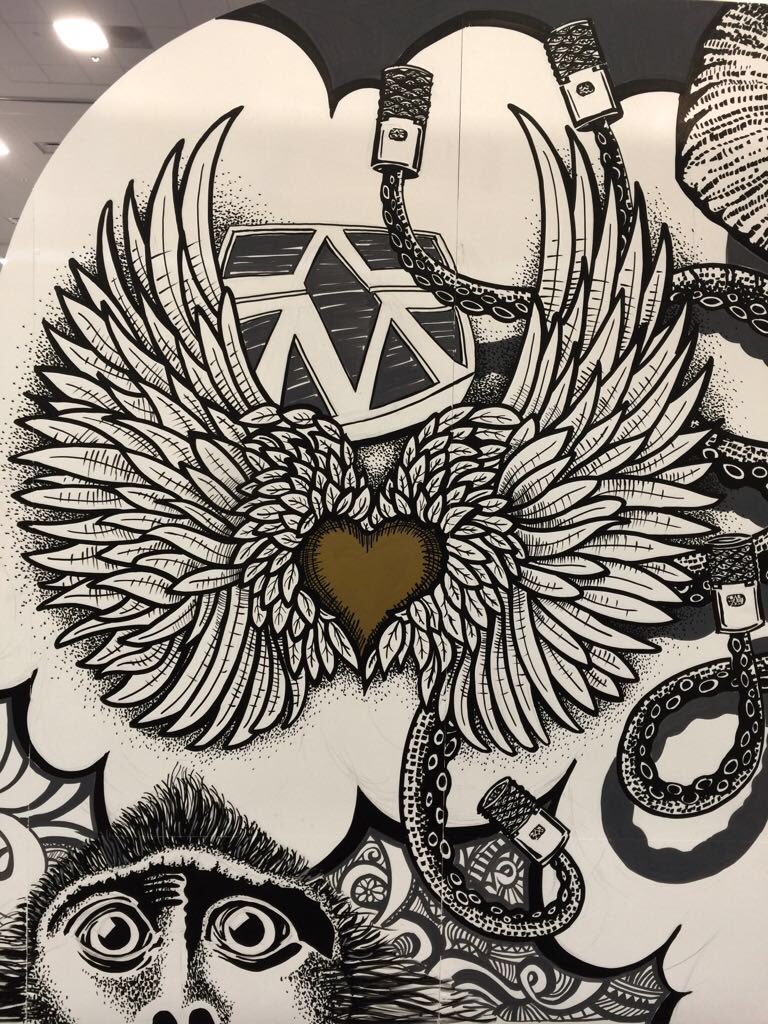LVNG_heart's tweet photo. LVNG tag done and that’s a wrap for @NAMMShow 2018! Living art installation for British boutique mic brand @Aston_Mics @NAMM #NAMM2018 https://t.co/SXYtbfWSPK