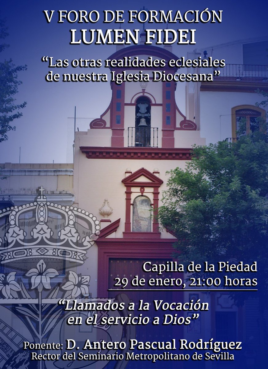 HdadBaratillo's tweet image. RECUERDA | Hoy, tercera sesión del V Foro #LumenFidei y en nuestra Capilla.
