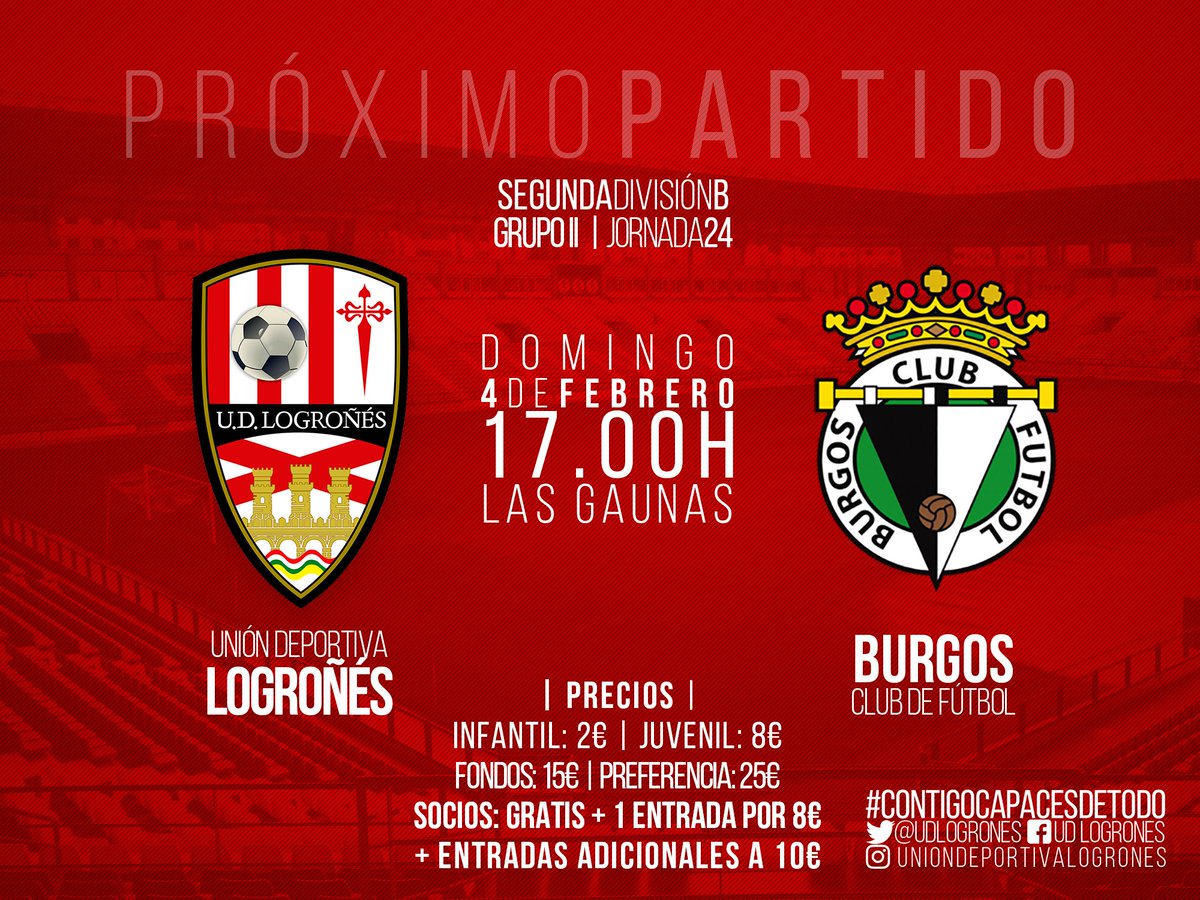 Jornada 24; UD LOGROÑES vs BURGOS CF. Domingo 4 de Febrero a las 17:00h DUst5dSX0AAujpA