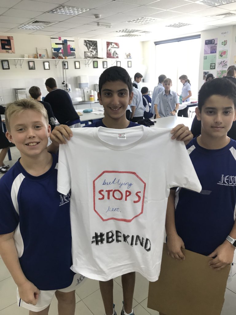 JESSYear8's tweet photo. Just some of the amazing #BeKind anti-bullying t-shirt designs #JESSSocialValues #JESSPSHE #JESSCreative @JESSArtDept https://t.co/r8Srnrlldt