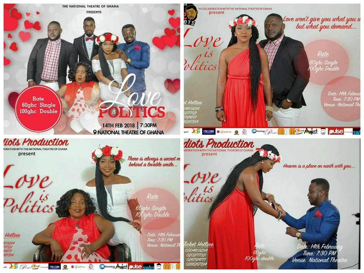 AugustLiveGh's tweet photo. Trust before you love, know before you judge, commit before you promise, forgive before you forget and appreciate before you regret. #DJ_BBOG #ExecutiveBlogger
#LoveIsPolitics #ThisValentinesDay #NationalTheatre #2idiots #AugustLiveGh #DesiderataEntertainment https://t.co/geKFfQm69i