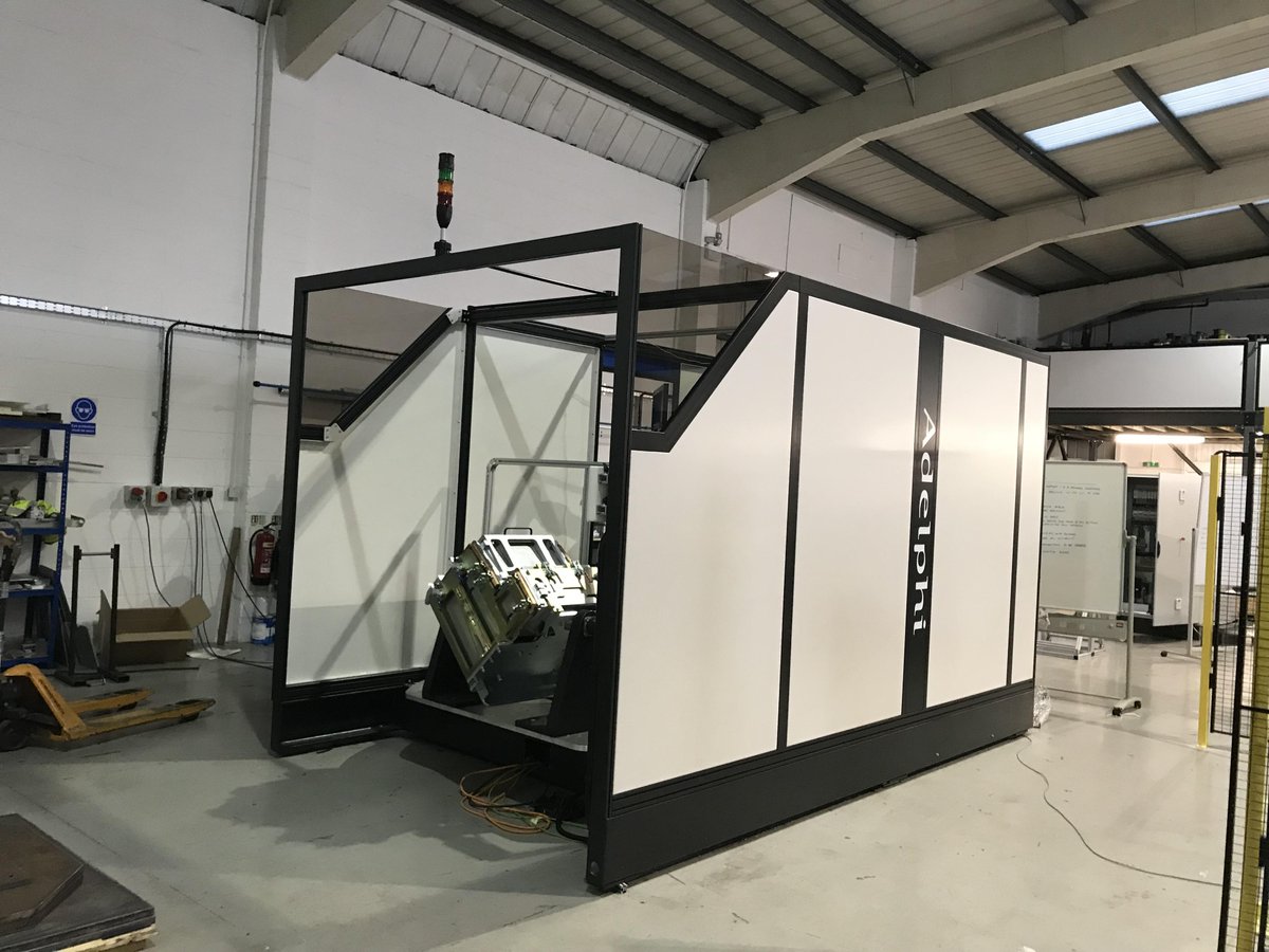 Adelphi_Auto's tweet image. Another system ready for customer acceptance - we were asked by our client to design and manufacture a bespoke welding cell including tooling, robot and weld equipment for the manufacture of stainless steel enclosures #bespokeweldingcell #engineering #adelphiautomation