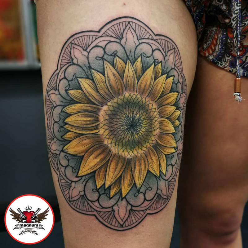 155 Sunflower Tattoos that Will Make You Glow  Wild Tattoo Art
