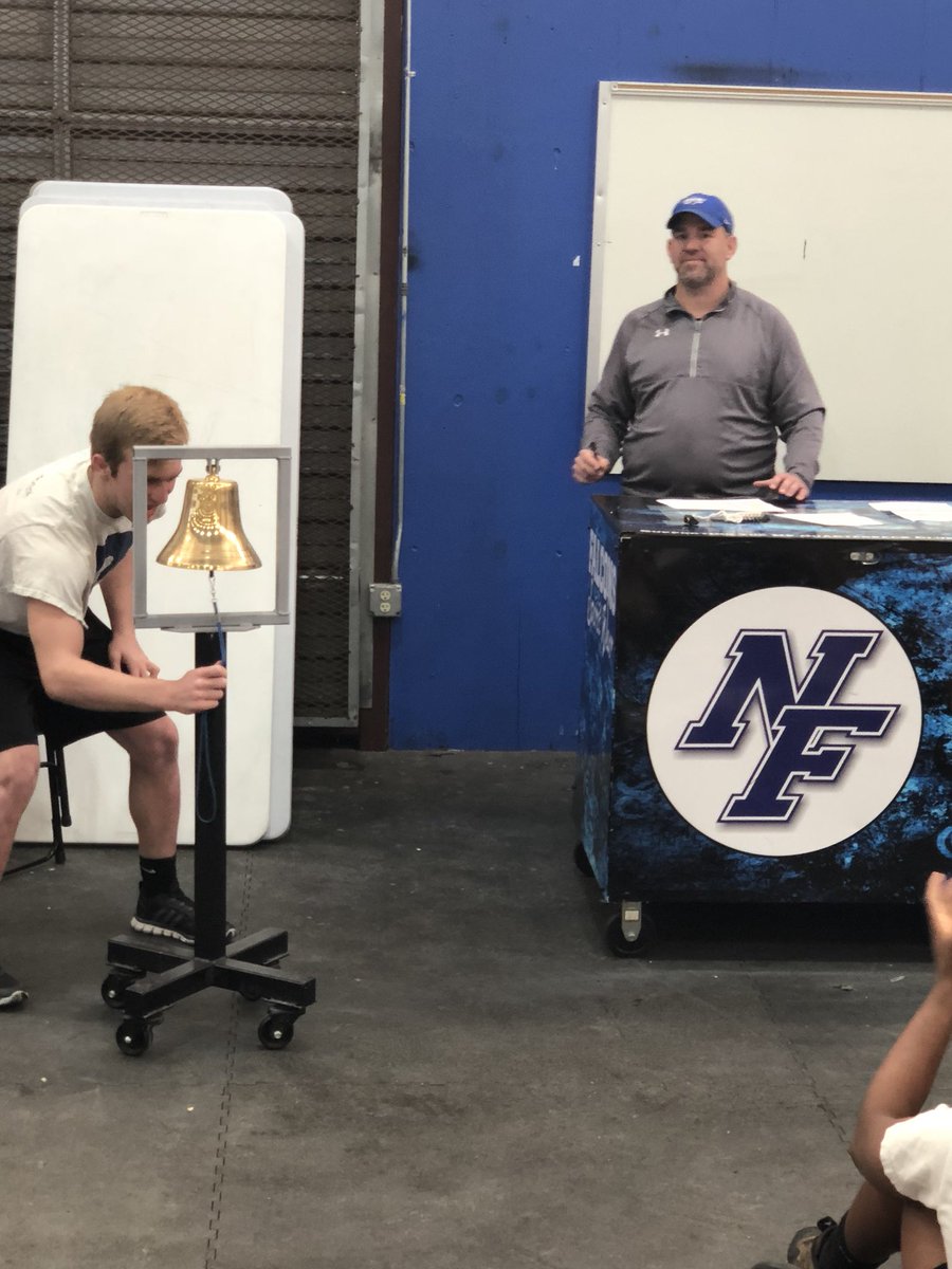 CDSFactory's tweet photo. Ringing the bell for PR at our PL meet Saturday. @CoachRudolph @therobyrobinson https://t.co/FTYwSwknw4