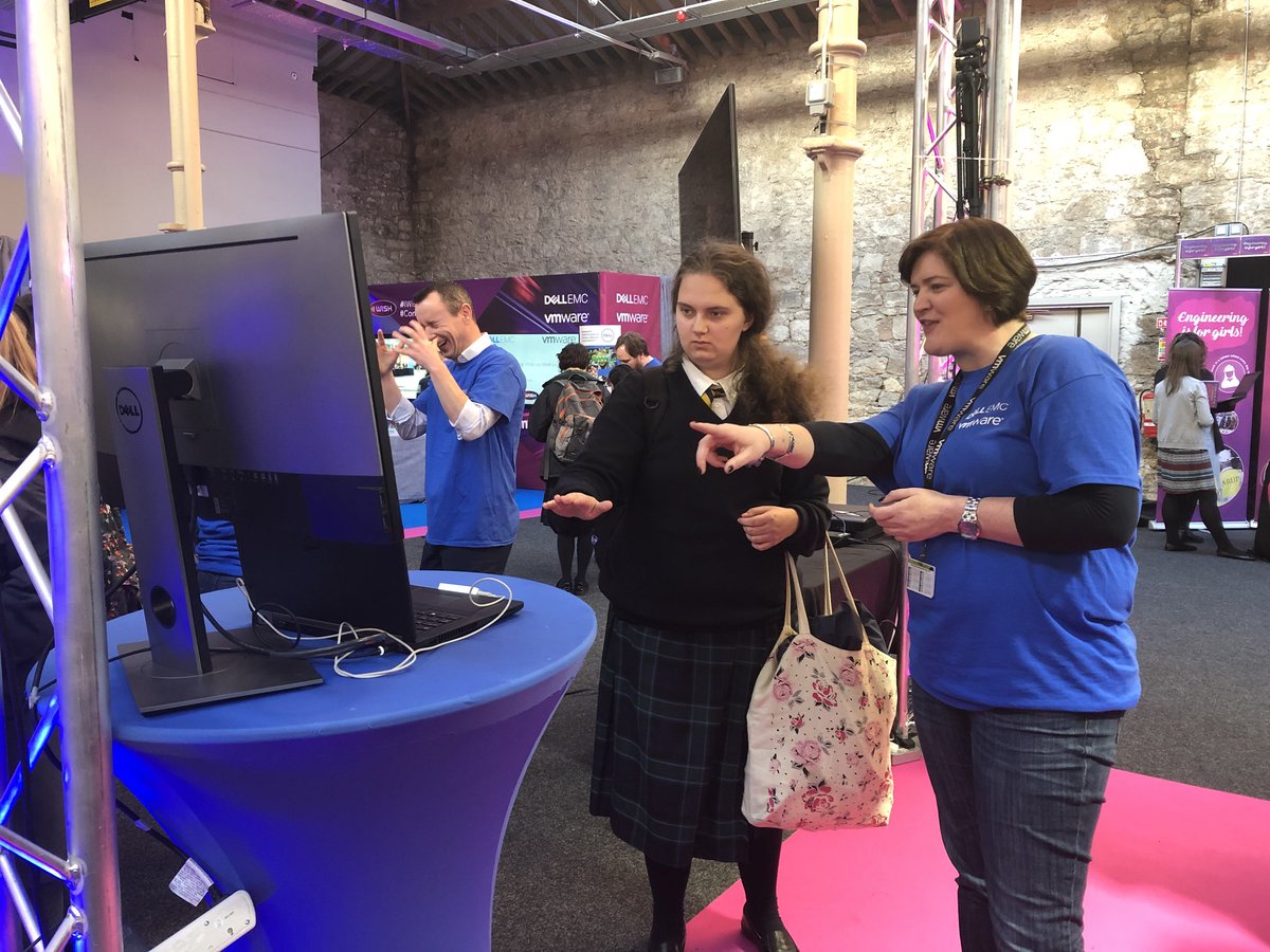 ClaireJORegan's tweet photo. @vmwarecork team are having a blast at #iwish18 in Dublin! #considerstem https://t.co/orDo7fAdxF