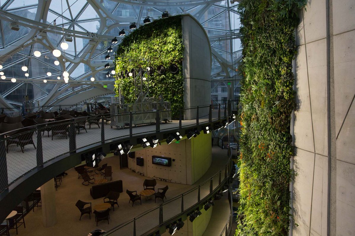 Here’s a first look inside Amazon’s grand, plant-filled spheres bloomberg.com/news/features/… via <a href="/technology/">Bloomberg Technology</a>