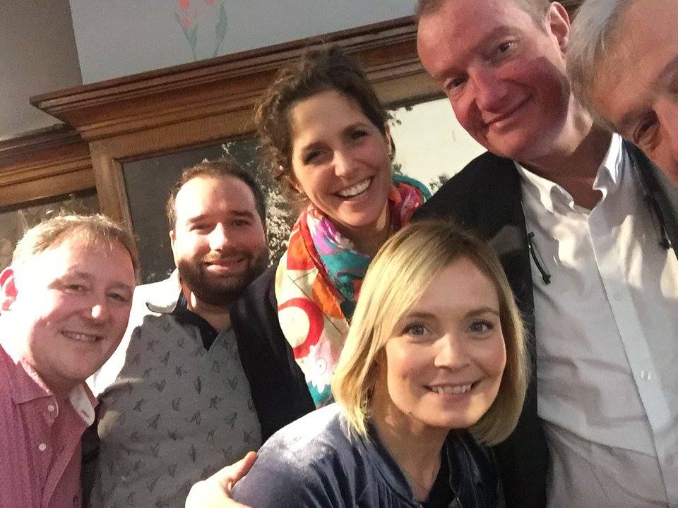 PierreHUART's tweet image. Quelques semaines après @VivaForLife , il était temps de se retrouver autour d'une tarte al djote et ..., à la demande générale, un selfie @FontanaOphelie @CyrilDetaeye @CDALNE @FredBette