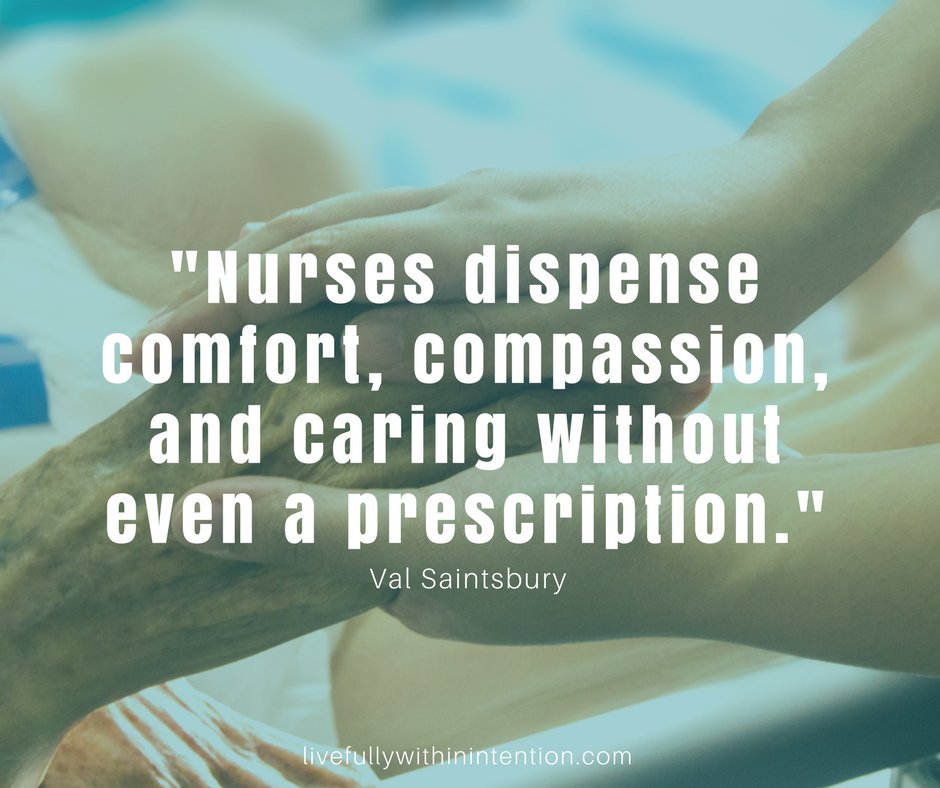 thenursescoach's tweet photo. Nurses dispense comfort, compassion. and caring without a prescription. #quote #nurses https://t.co/QVPQinAtTa