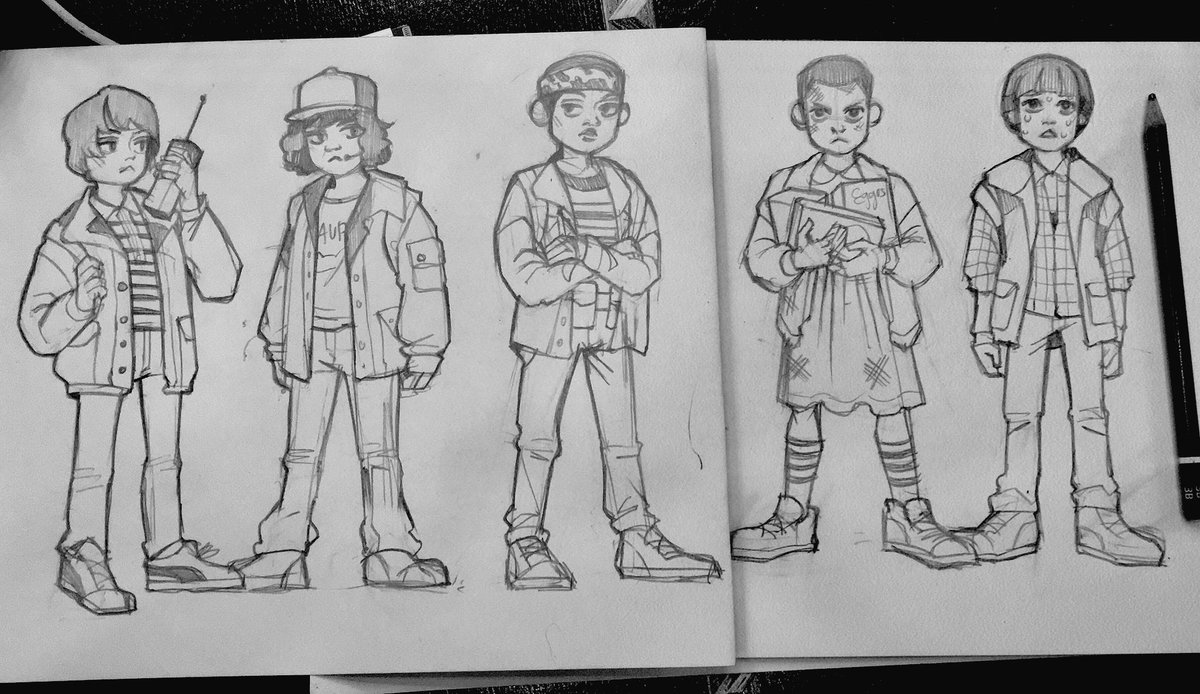 After many months of delaying I finally got to watch Stranger Things!!! Love these kids 