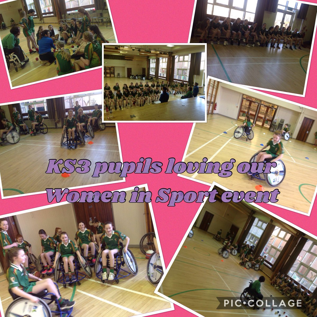 stcatssport8's tweet photo. Our girls are having great fun at the Women in Sport event!#womeninsport #disabilityni https://t.co/ACO93vmZfE