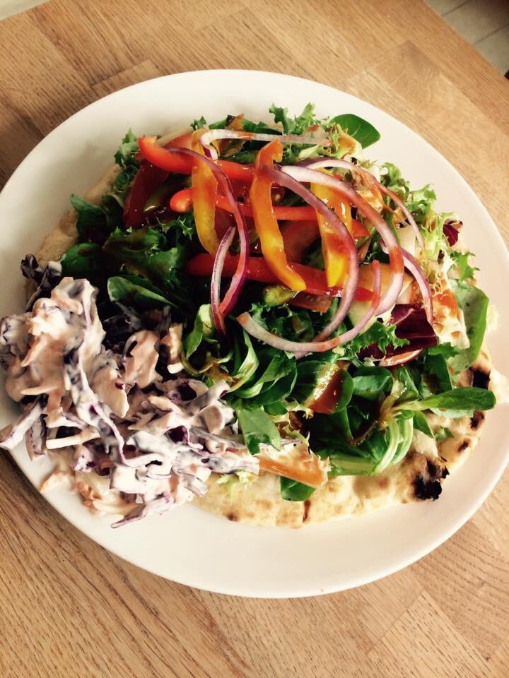 Tonight from 5pm we will be serving our delicious Lebanese kebobs. 

Chicken shawarma, lamb kafta or Falafel and Halloumi serve on a flatbread and topped with salad and coleslaw! 

#lebanesekebobs