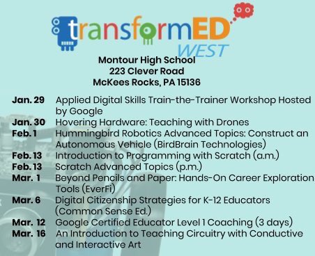 JustinAglio's tweet photo. Happening NOW: @Google Applied Digital Skills (A FREE computer literacy course designed to prepare learners for a growing number of jobs that require basic digital skills.) workshop @MontourSD #transformEDWest! #edtech TY @ericcurts! @PADeptofEd https://t.co/rmncotvUbl