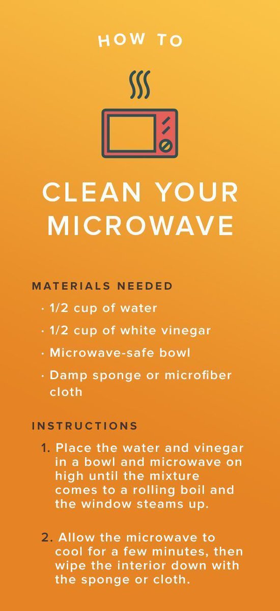 CovCleaningSol's tweet photo. How-to clean your microwave...something you may not have really thought about before! Here's the safest, easiest way to do it yourself and make your appliance shine. And believe it or not, you probably already have everything you need in the cupboard. https://t.co/KeT0ODr3Ul https://t.co/Z67nUBfQQI