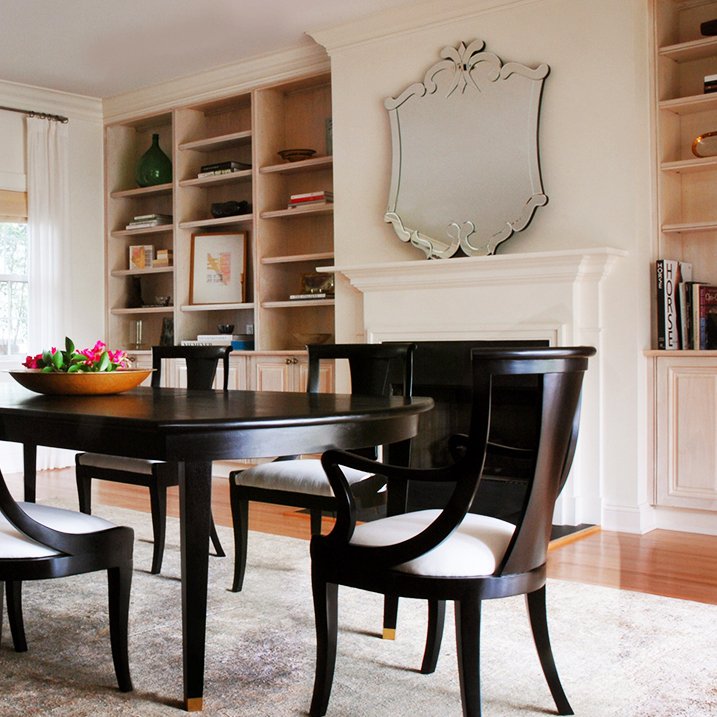 ave_home's tweet photo. A 1950's Hollywood Regency style dining chair featuring an ebony stained frame and ivory velvet upholstery. https://t.co/BVy9fCkPsL https://t.co/x7FH6sHgHN