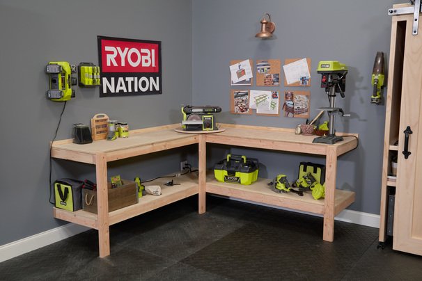 DelRossa's tweet photo. Here is a GREAT corner workbench if you are cramped for space in your garage. https://t.co/fDexc9iKN0 https://t.co/MTfllP1ftO