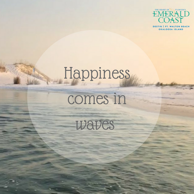 DestinFWB's tweet photo. The sound of the waves combined with our sugar white sand between your toes can also cause overwhelming happiness! #MondayMotivation #LoveFL #BeachVibes https://t.co/Q4kJqKIiZq