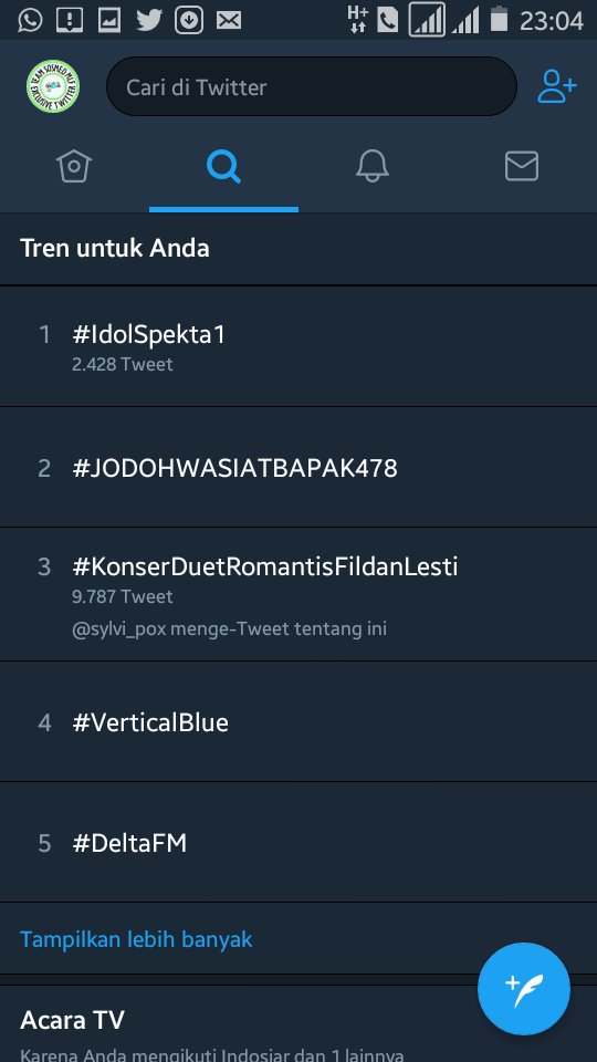 rustam_cel's tweet photo. Sudah posisi ke Tiga #KonserDuetRomantisFildanLesti https://t.co/94MWExNFkc