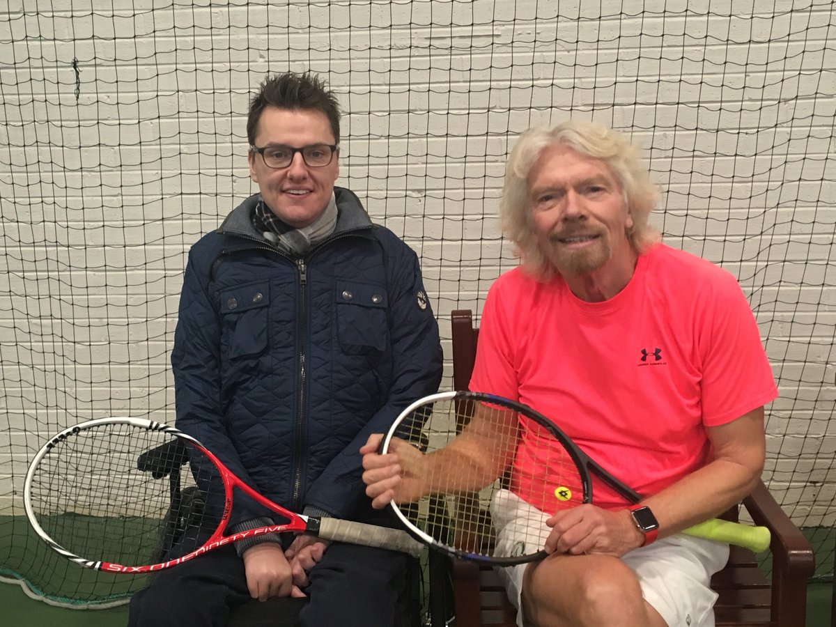Richard Branson (@richardbranson) on Twitter photo An entrepreneur told me how being paralysed from the neck down has given him more purpose in life â a true inspiration virg.in/JGN <a href="/StephenCluskey/">Stephen Cluskey</a> An entrepreneur told me how being paralysed from the neck down has given him more purpose in life â a true inspiration virg.in/JGN <a href="/StephenCluskey/">Stephen Cluskey</a>