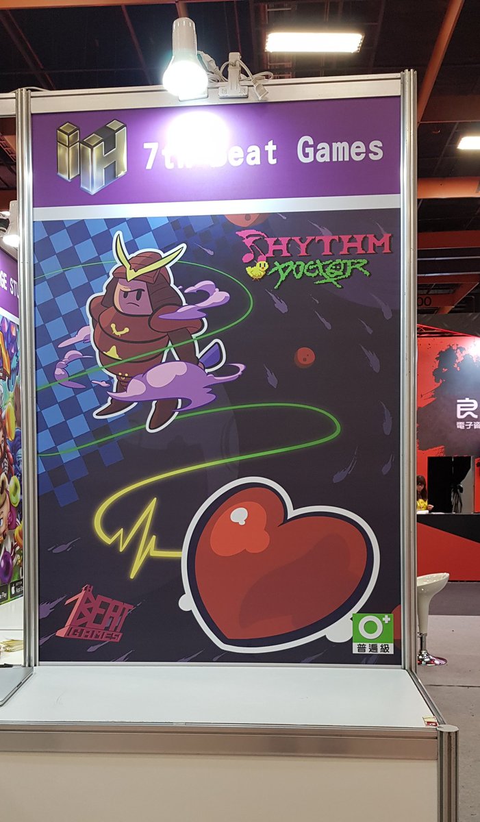 Rhythm Doctor On Twitter That S The End Of Taipei Game Show Thanks To All Who Came Special Thanks To Our Discord Member Zisos For Helping Out With The Booth And Correcting Our twitter