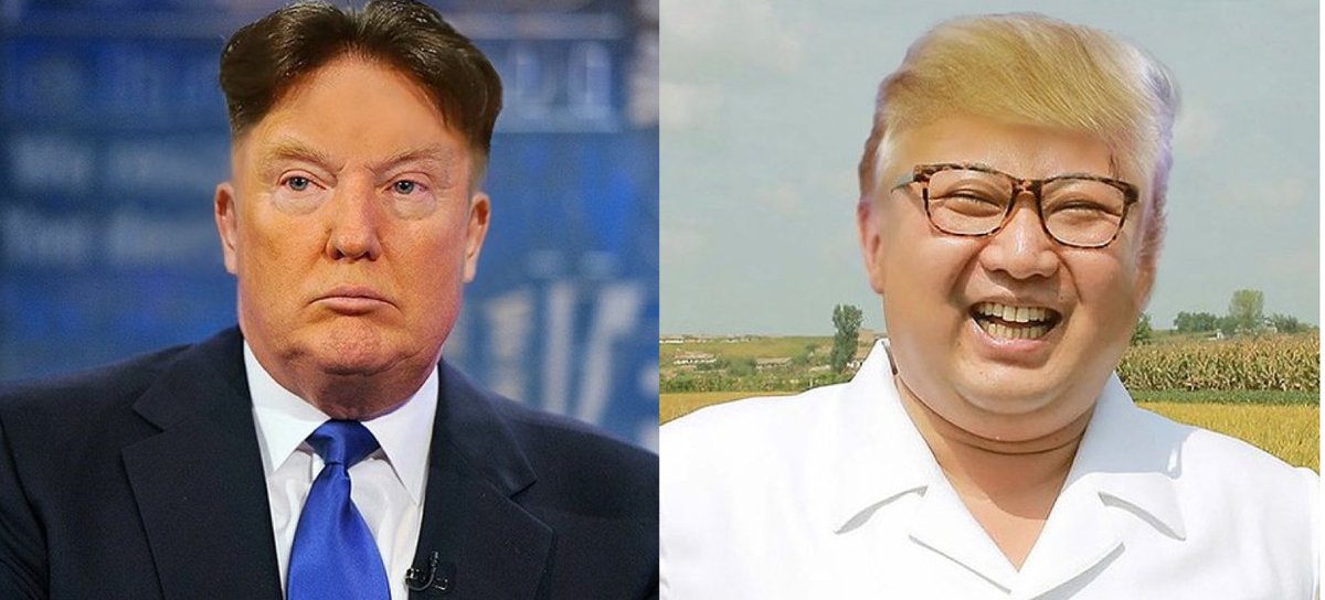 Siebold's tweet photo. Breaking News: Trump negotiates a deal with North Korea. :)) https://t.co/J5qiVPqAAN
