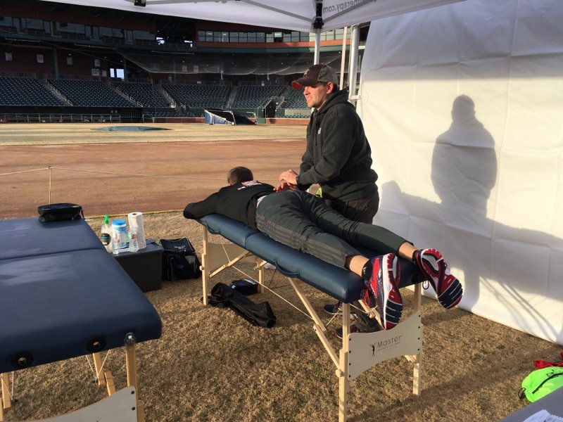 CORAPTherapy's tweet photo. We feel honored to have served the runners at this past weekend’s 2018 Wolfson's Children Challenge as they gave back to the cause. #ilovejax #wolfson55 #activetracks #CORAcares https://t.co/obt76c0SWa