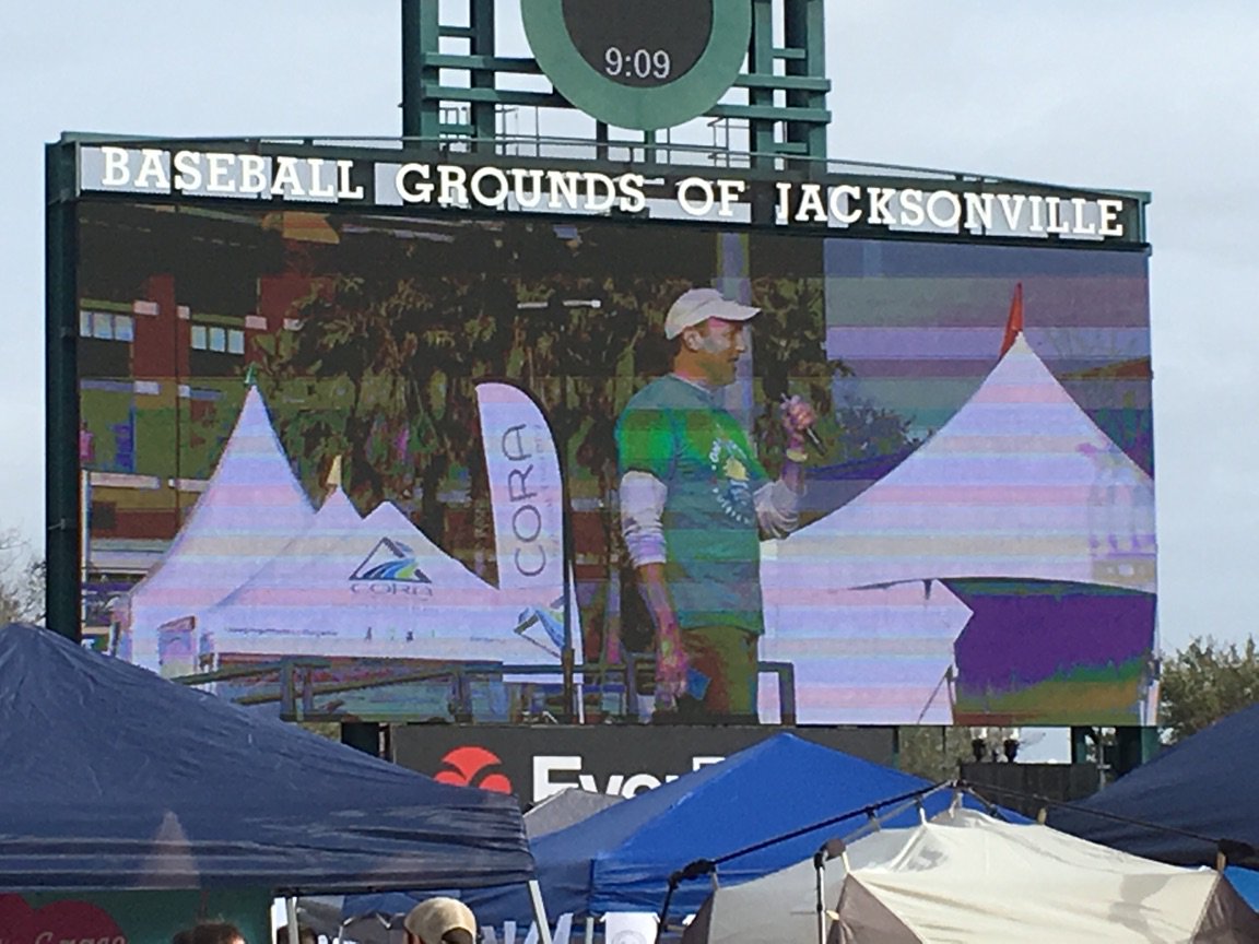 CORAPTherapy's tweet photo. We feel honored to have served the runners at this past weekend’s 2018 Wolfson's Children Challenge as they gave back to the cause. #ilovejax #wolfson55 #activetracks #CORAcares https://t.co/obt76c0SWa