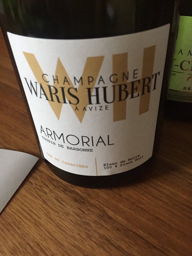 theterrificwine's tweet photo. And now, Waris Hubert. #champagne #Avize #WarisHubert #pinotnoir https://t.co/4McBQNyM9r