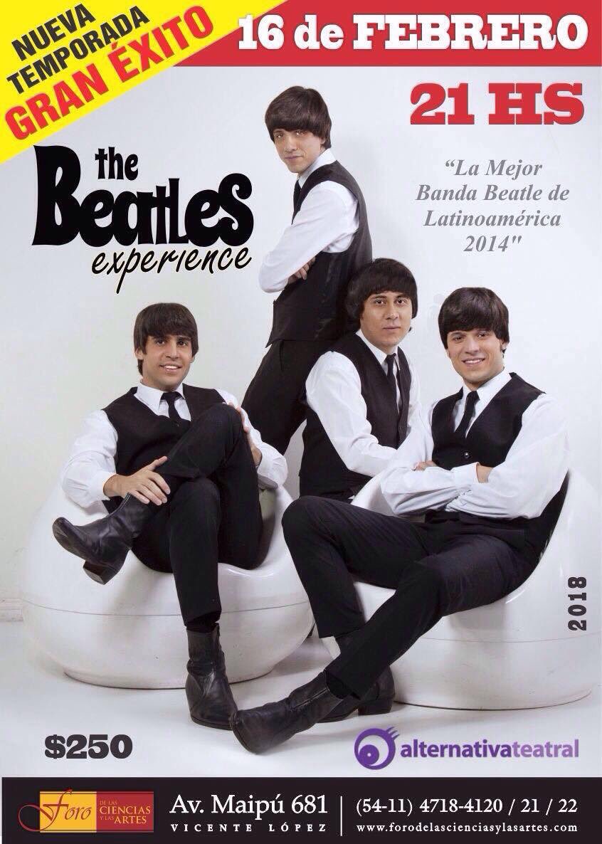 thebeatlesxp's tweet photo. PRÓXIMO 16 DE FEBRERO EN VICENTE LÓPEZ.!!!  Avenida Maipu 681!! https://t.co/kXbwjjq4ep