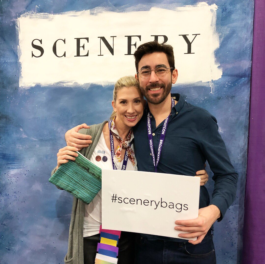 scenerybags's tweet photo. @MaxCrumm thank you for stopping by the booth π @bwaycon #JoinTheScene #scenerybags https://t.co/qFFnj2qJsI