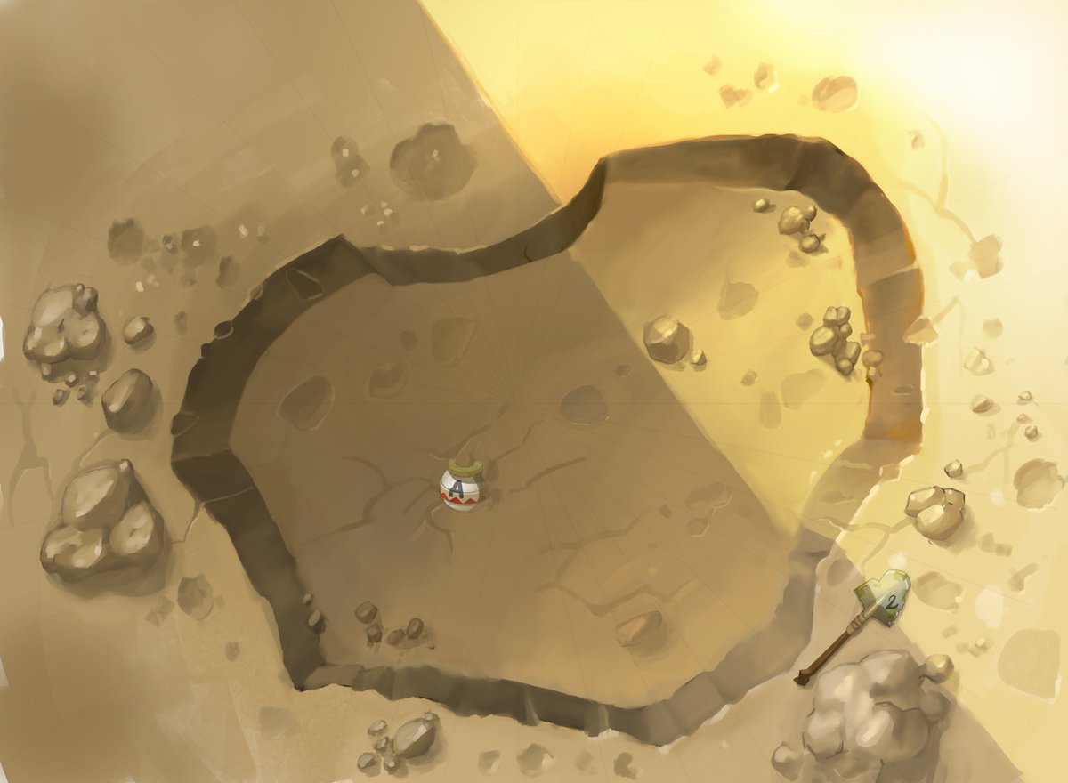 WAKFU_EN's tweet photo. People say that a treasure is hidden here in Amakna but we do not have enough manpower to dig ... Help us and we'll share the loot! 1 retweet = 1 dig and just 100 of them to get there! With your shovels, ready .. Dig! https://t.co/YmblC6iJfg