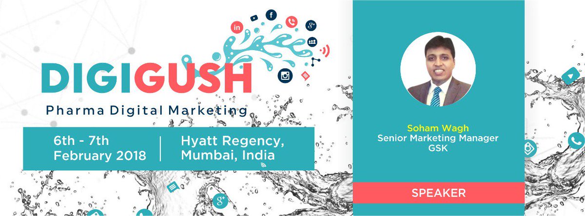 maddy_biotrains's tweet photo. Hear "Mr. Soham Wagh" the Senior Marketing Manager of GlaxoSmithKline (GSK), Mumbai, deliver the keynote as a speaker in our upcoming event "#DIGIGUSH - #Pharma_Digital_Marketing". Won't afford to miss this opportunity.
Register as soon as possible
https://t.co/KmOEUOxY7y https://t.co/86scyev9fW
