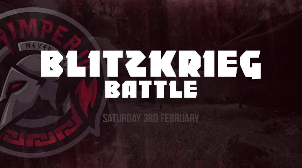 We will play the first #BlitzkriegBattle 3rd February, stay tuned! <a href="/Battalion1944/">Block Head</a>  <a href="/ThePlaysGG/">The Plays</a>