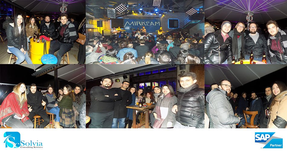 solviads's tweet photo. Yoğun çalışma tempomuzun arasında eğlenmeyi de ihmal etmedik. Solvia Ekibi Moda Kayıkhane’de gerçekleşen Mirkelam Konseri’nde 😊
#solvia #team #sap #sappartner #fun #night #concert #wealwaystogether #letssolvetogether https://t.co/AOyTai9GjY
