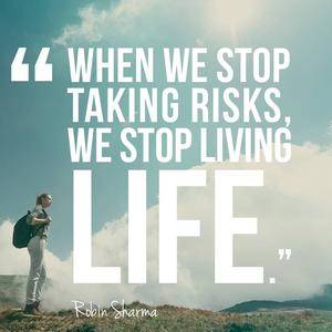 New week means a new blog! This one's all about taking risks. Enjoy!