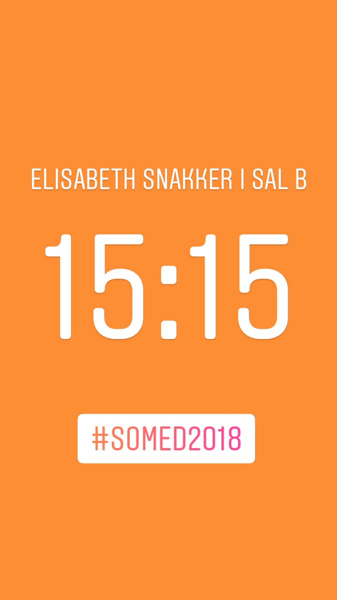 OculosAS's tweet photo. @ebvikanes snakker i dag på #somed2018 👇 https://t.co/sZXZQLs2dM