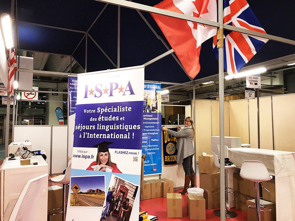 ISPAintl's tweet photo. [#SALONS] Vous avez été nombreux à nous rendre visite sur le salon @letudiant à #PARIS : MERCI ! 😊😊😊 Vous avez pu rencontrer Thalia de l'Université de #Seattle et Amandine, notre ancienne étudiante #ISPA ! 🤗  #EdmondsCommunityCollege https://t.co/FtTtb06D9y