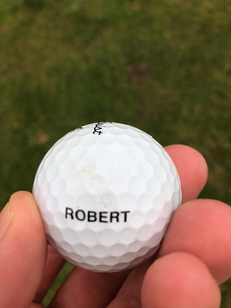 HarvBarrow's tweet photo. Golf ball found, if anyone knows a Robert tell them to come and collect #lostgolfball #itsnotaTP5 https://t.co/ylLy7uHjgb