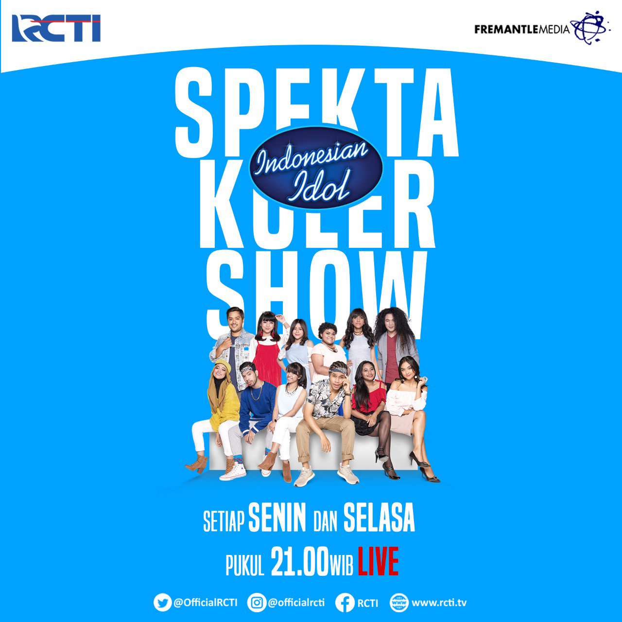 12 kontestan spektakuler show indonesian Idol 2018