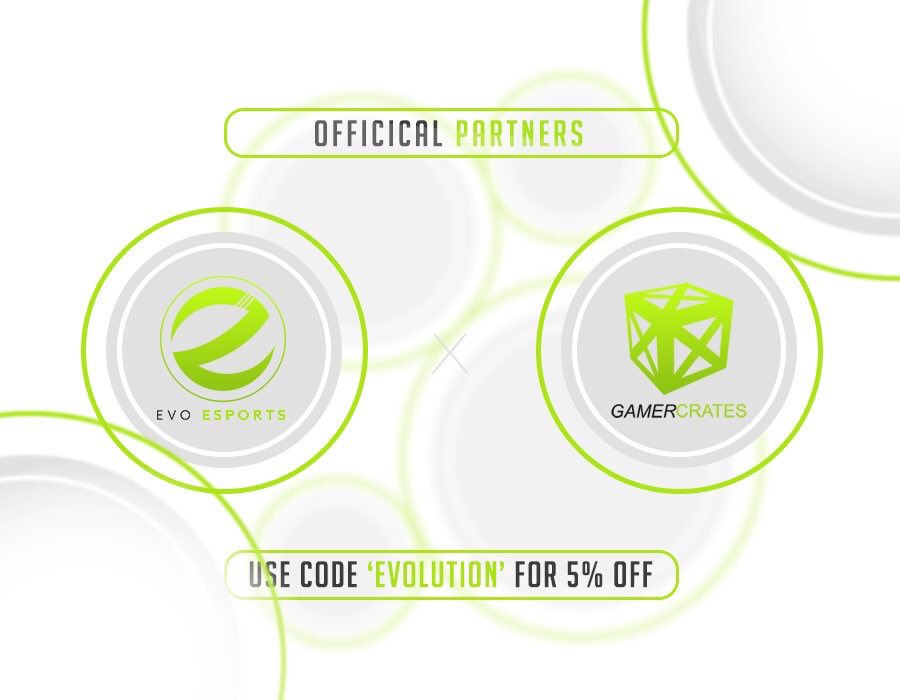 EvoEsportsGG's tweet photo. Why not treat yourself and clear up those Monday blues by ordering the #PowerCrate from @GamerCrates & use code “Evolution” to save 5% on your order? Subscribe today for awesome monthly gaming themes #CrateUp #EvoArmy https://t.co/89RRkomaMu https://t.co/yDVQT73S8Y