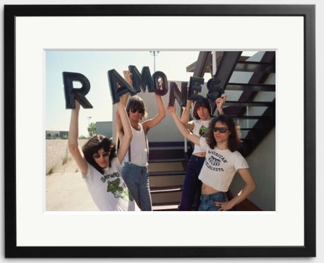Happy Birthday to Tommy Ramone - The Ramones photographed in Santa Monica, 1976.  