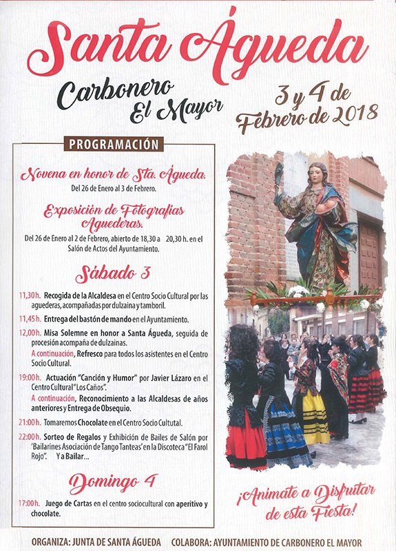 psoecarbonero's tweet photo. Santa Águeda https://t.co/Niliw9nRCP https://t.co/KqRJm7Tpg0