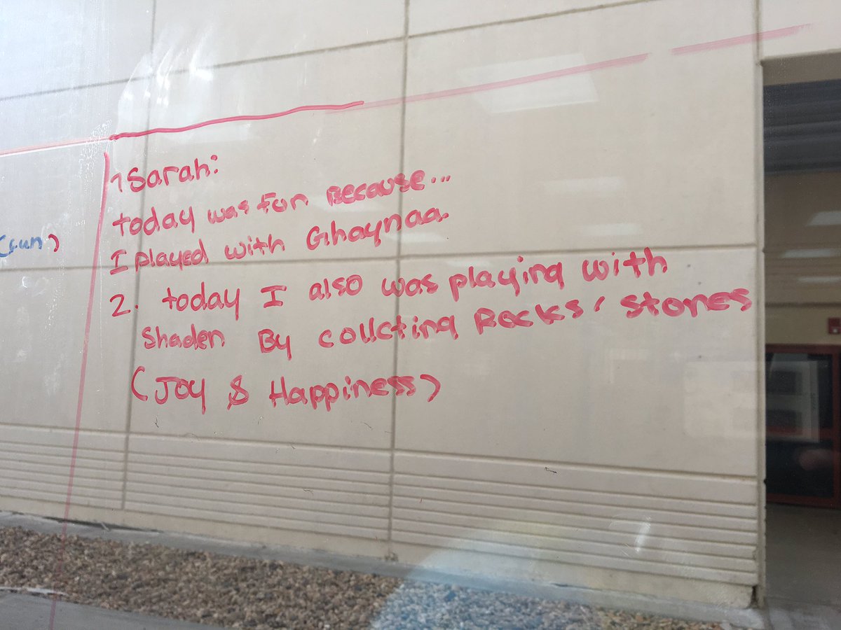 andyvasily's tweet photo. Grade 4 students exploring concept of being researchers of good. Based on work of @MartinEPSeligma. Getting young people to scan for good and have conversations about it with peers. Special thx to @michaelgervais for sharing this idea. @donovanhallnz https://t.co/WUoVrxjR5w