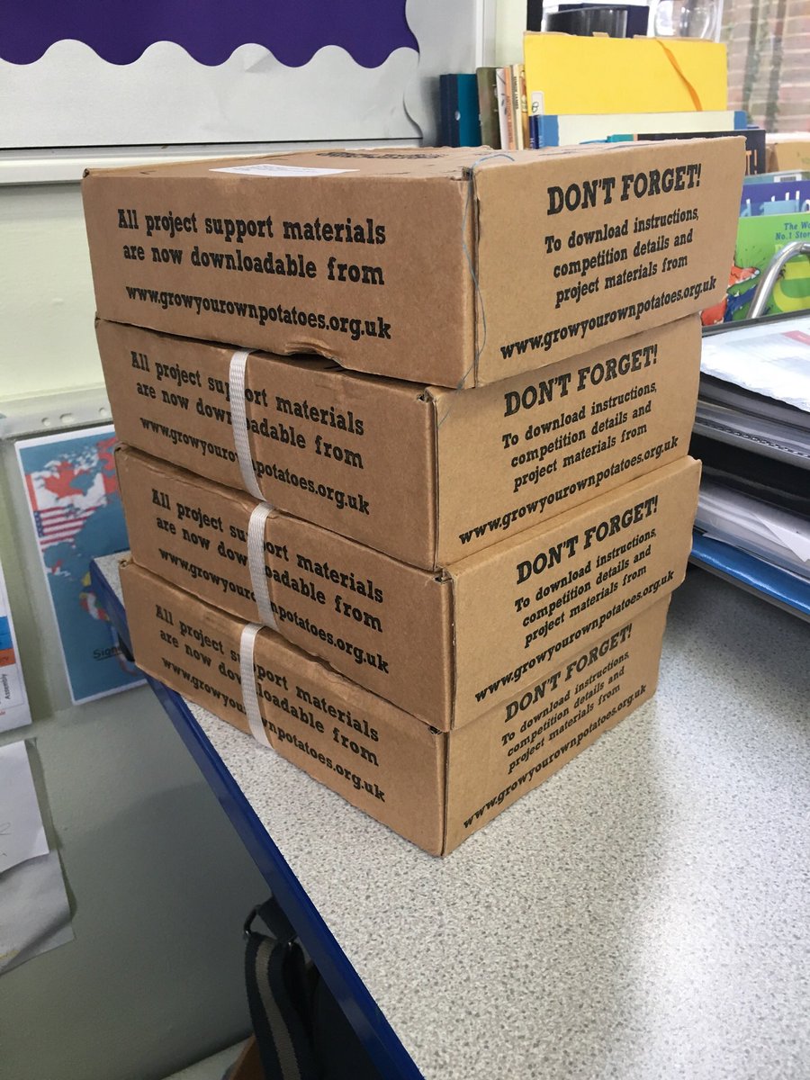 danielburge's tweet photo. Excited to receive these today from @potatoes4school - thank you! Let the competition commence! #mgjs https://t.co/yN6AQVwh4i
