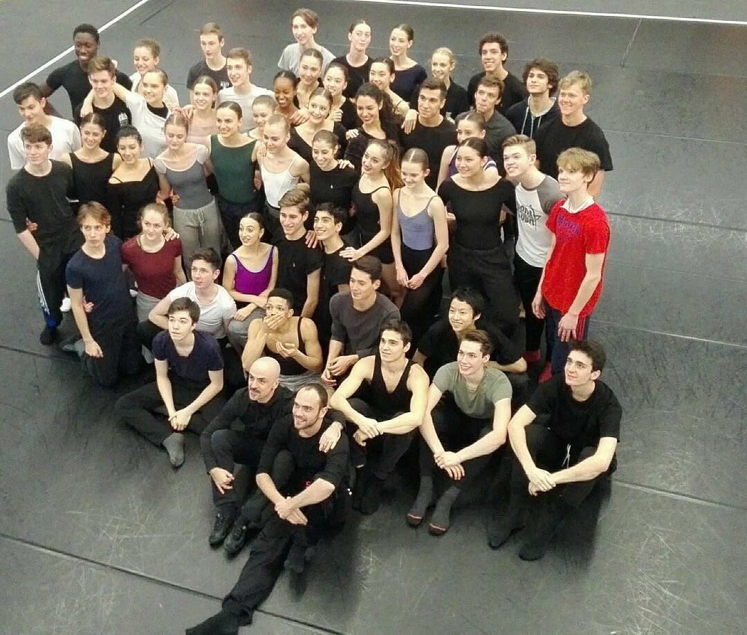 ENBSchool's tweet photo. 3rd year students Breanna Foad and Antoni Canellãs enjoying their time at the prestigious @PrixdeLausanne. They are taking part in #ChoreographicProject and will perform a world premiere on Sat Feb 3rd #Pulse choreographed by #GoyoMontero. Follow their journey with us... https://t.co/int0kSSY92
