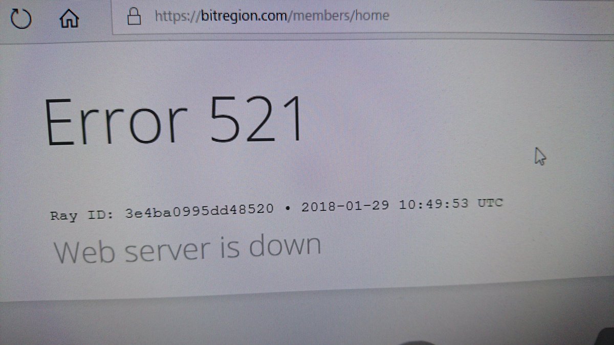 77XLCH's tweet photo. BitRegion  521エラーになってる？？
そろそろ頼むよビットリュージョン https://t.co/PAgtqVbB0T