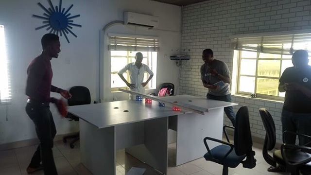 AdewaleYusuf_'s tweet photo. Monday morning at the Techpoint HQ because all work and no play.... Our fun day post-#TechpointBuild is already underway. How's your Monday going??? #Techpointbuild #funday #Techpointdotng https://t.co/WQUv6Xxs7v https://t.co/wTD7It44jE